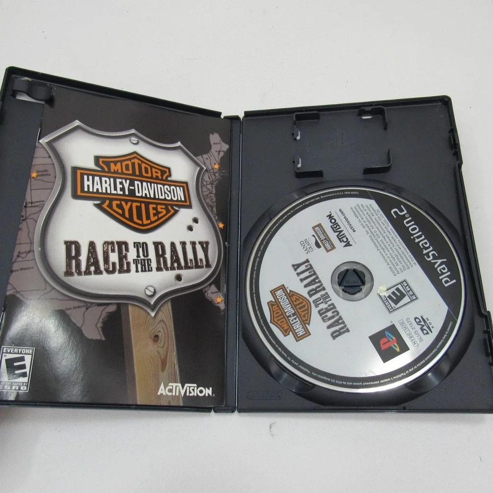 Harley-Davidson Motorcycles Race to the Rally (PS2 PlayStation 2‎ 2006)